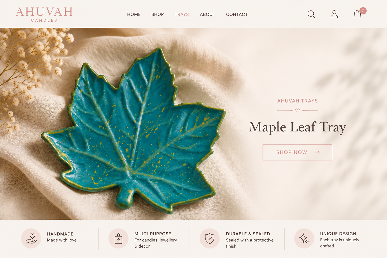 Maple leaf Tray